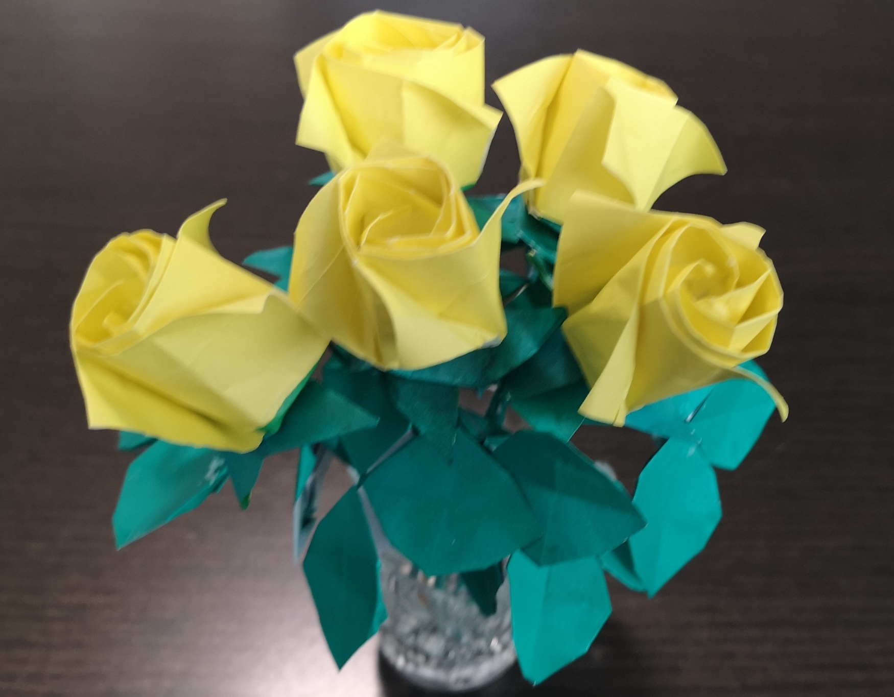 折り紙バラに挑戦