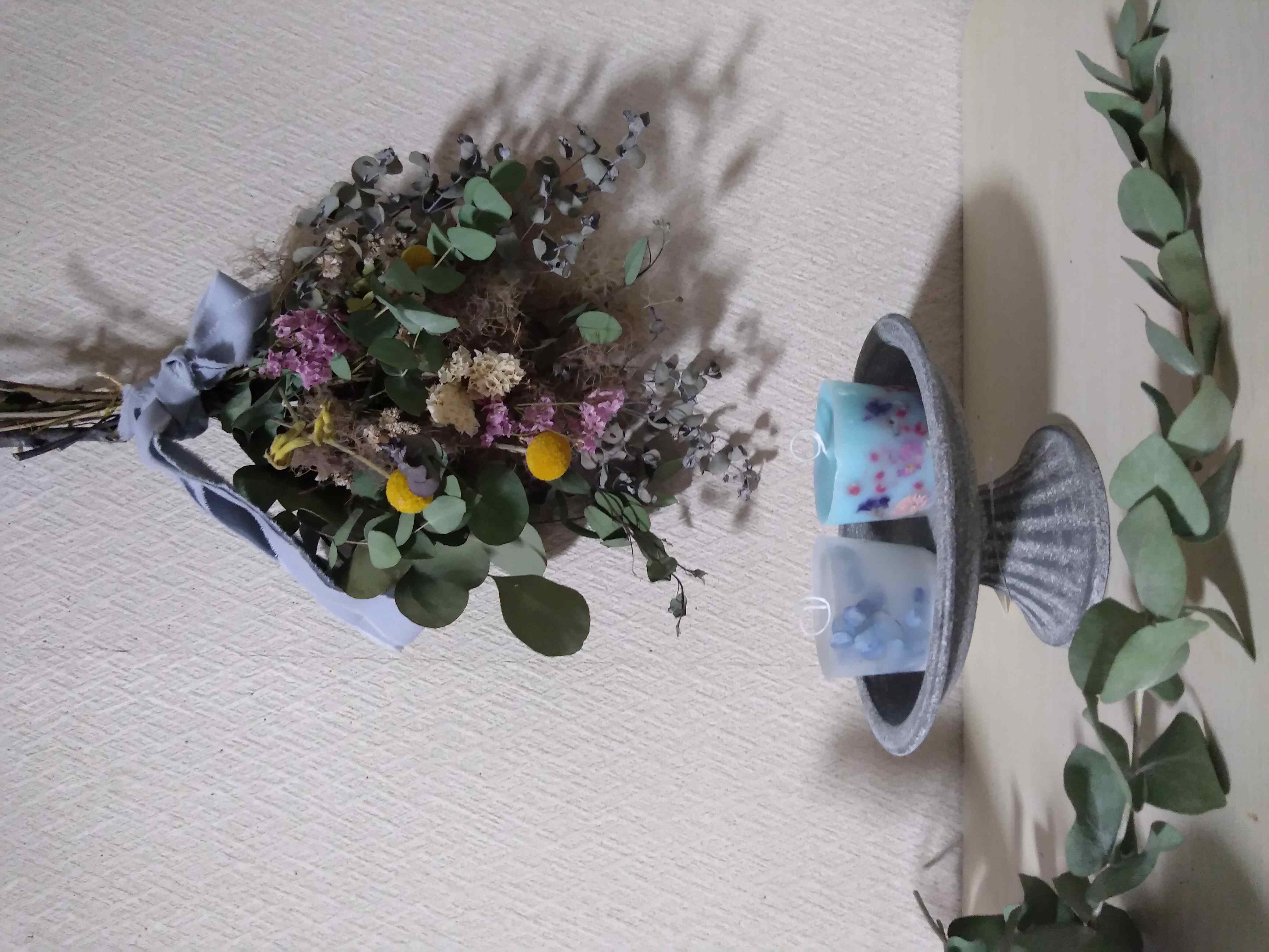 三条教室【ワンデー特別講座】初夏のスワッグとボタニカルキャンドル