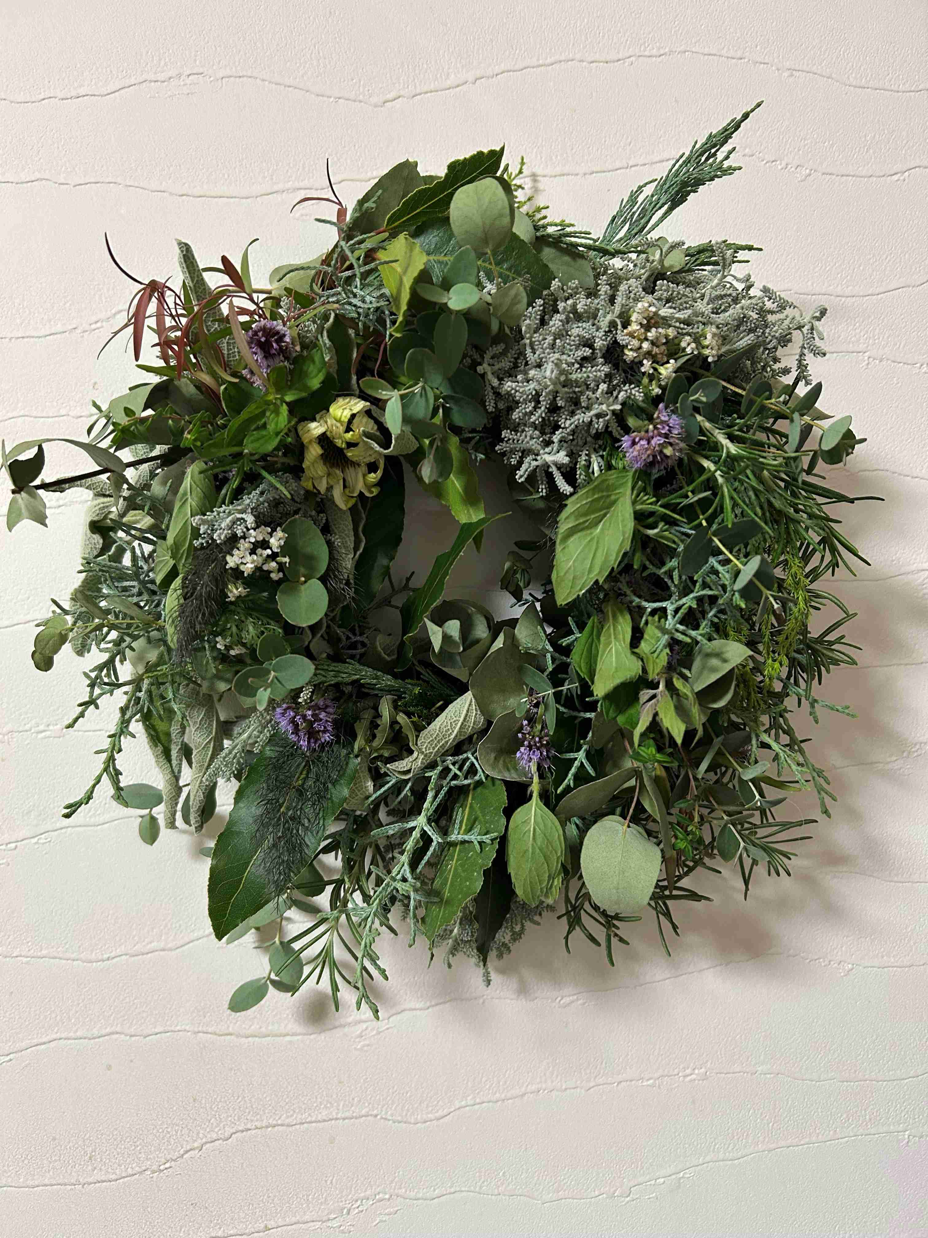 三条教室【ワンデー特別講座】初夏のハーブリース作り