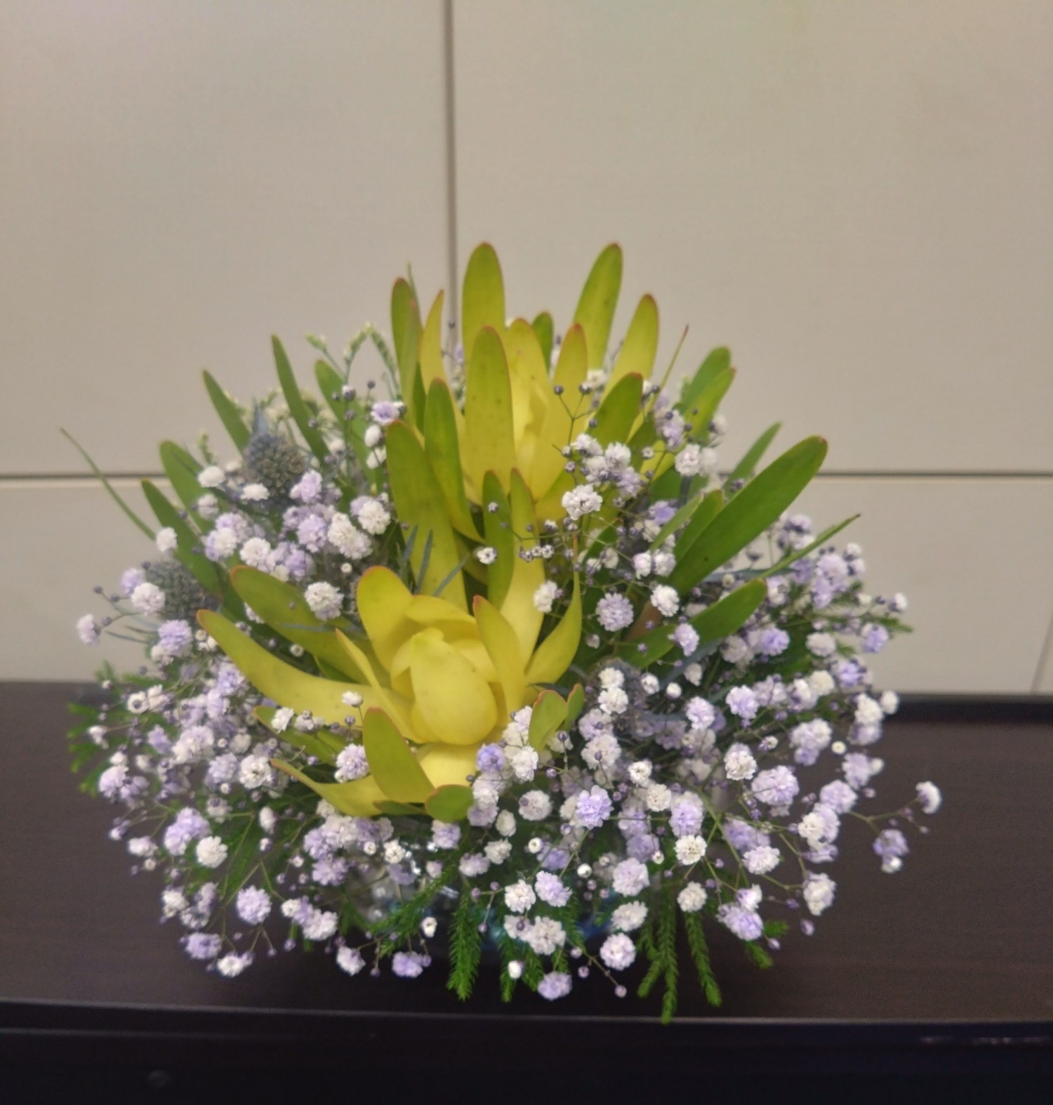 三条教室【ワンデー特別講座】ワイヤーとビーズで遊ぶドライフラワーになるフラワーアレンジメント