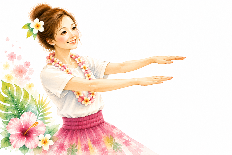 ココロを癒すハワイアンフラ ⒶⒷ