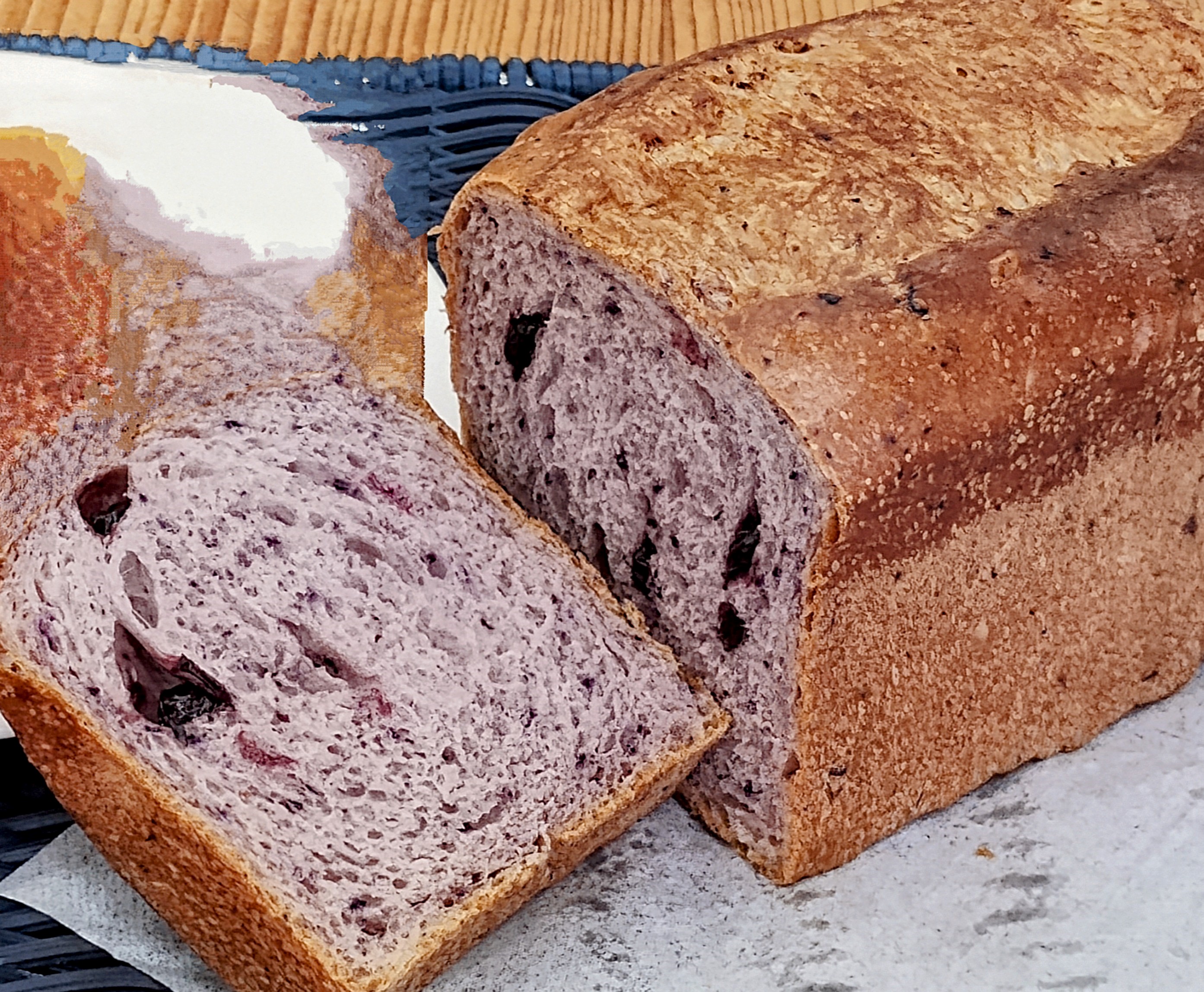 ブルーベリーのバタートップ