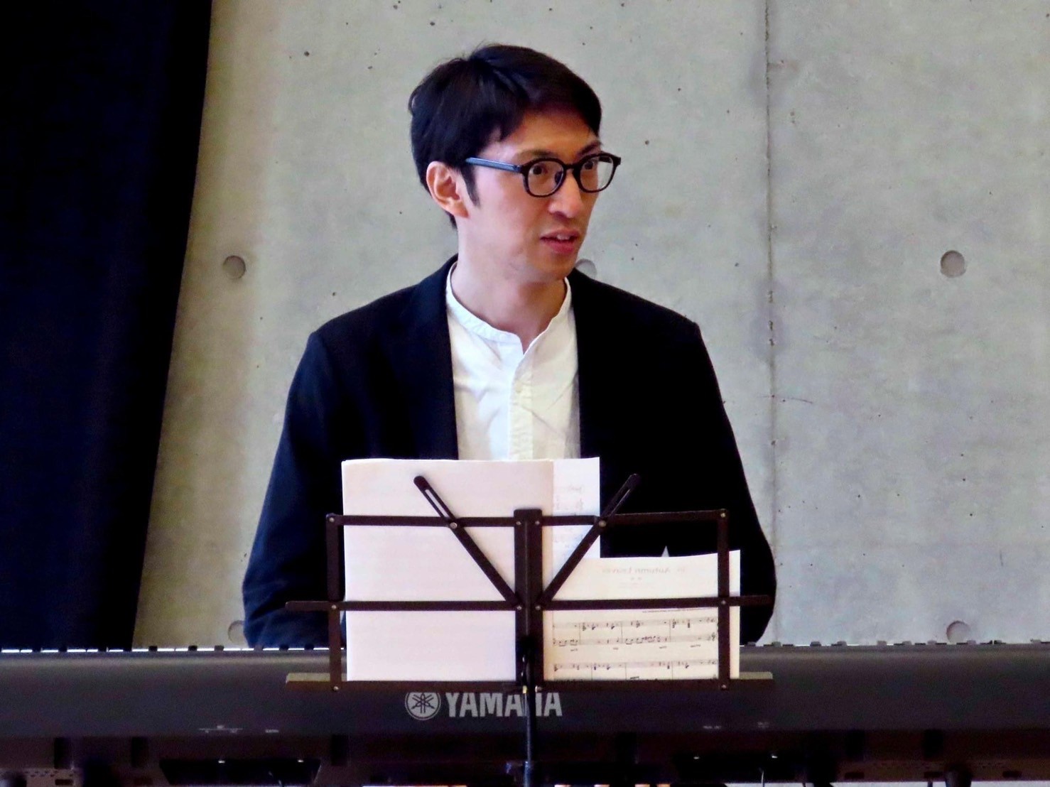 福島潟「菱風荘」会場　中高年から始めるピアノ