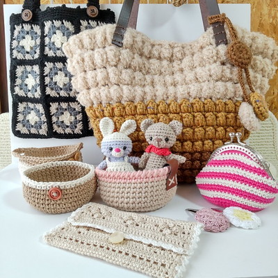 かぎ針編みでかわいい小物作り