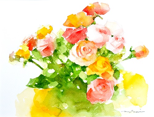 福島潟「菱風荘」会場　楽しく描く～油彩・水彩・パステル～