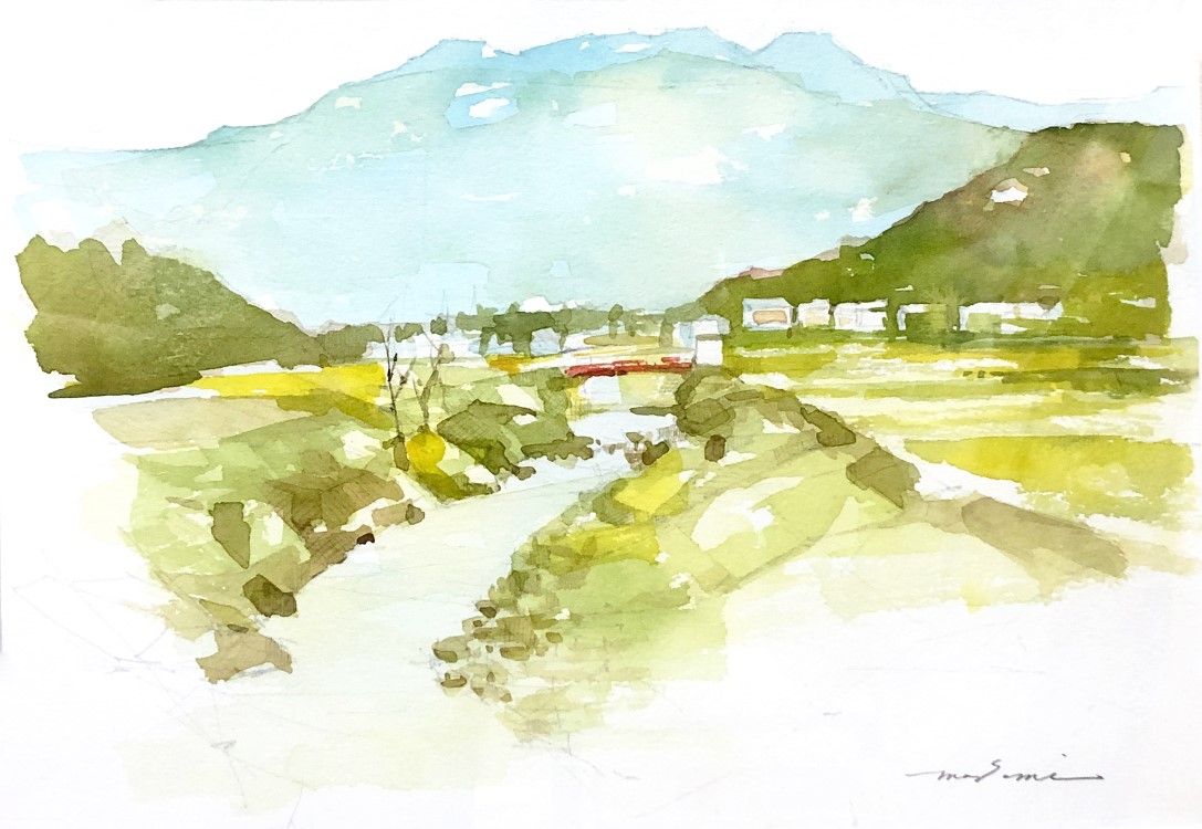 楽しく描く透明水彩画　A初心者　B経験者