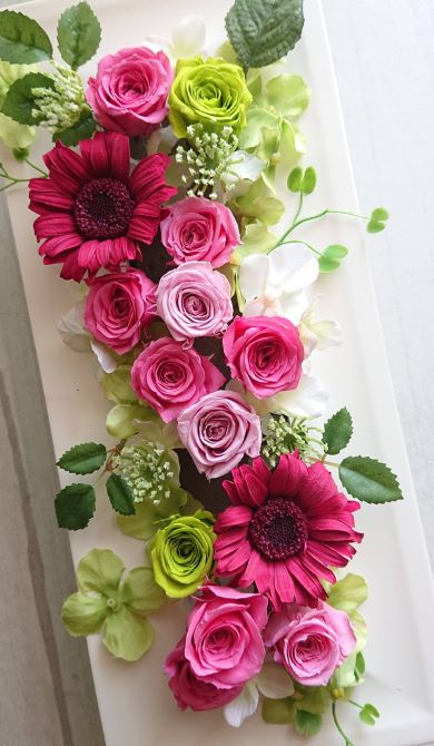 素敵な プリザーブドフラワー