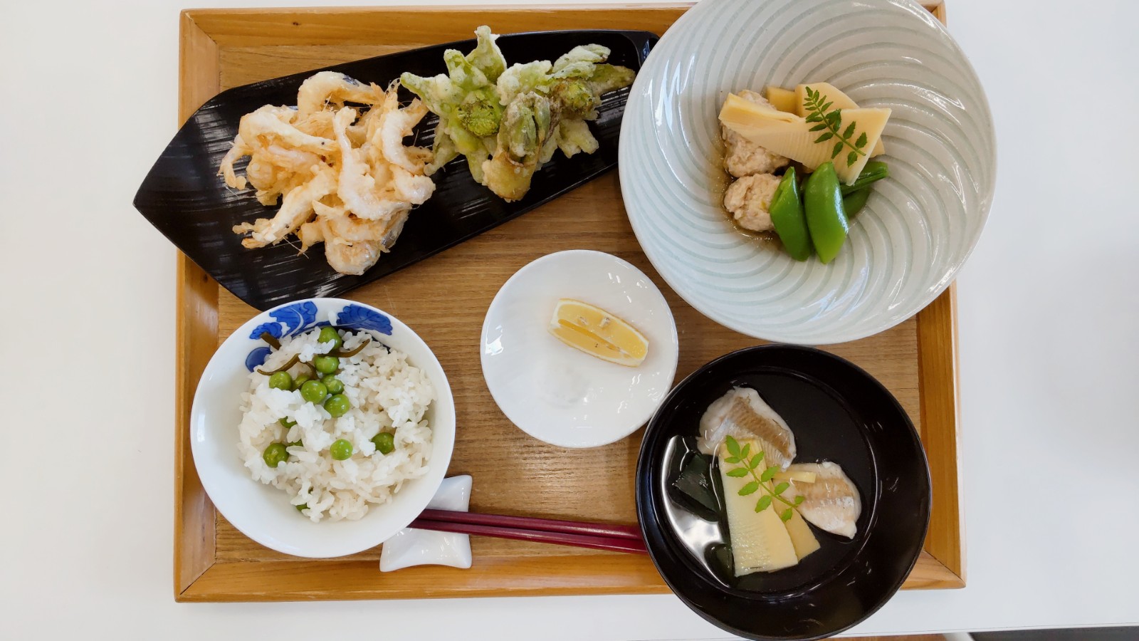  旬の献立　日本料理