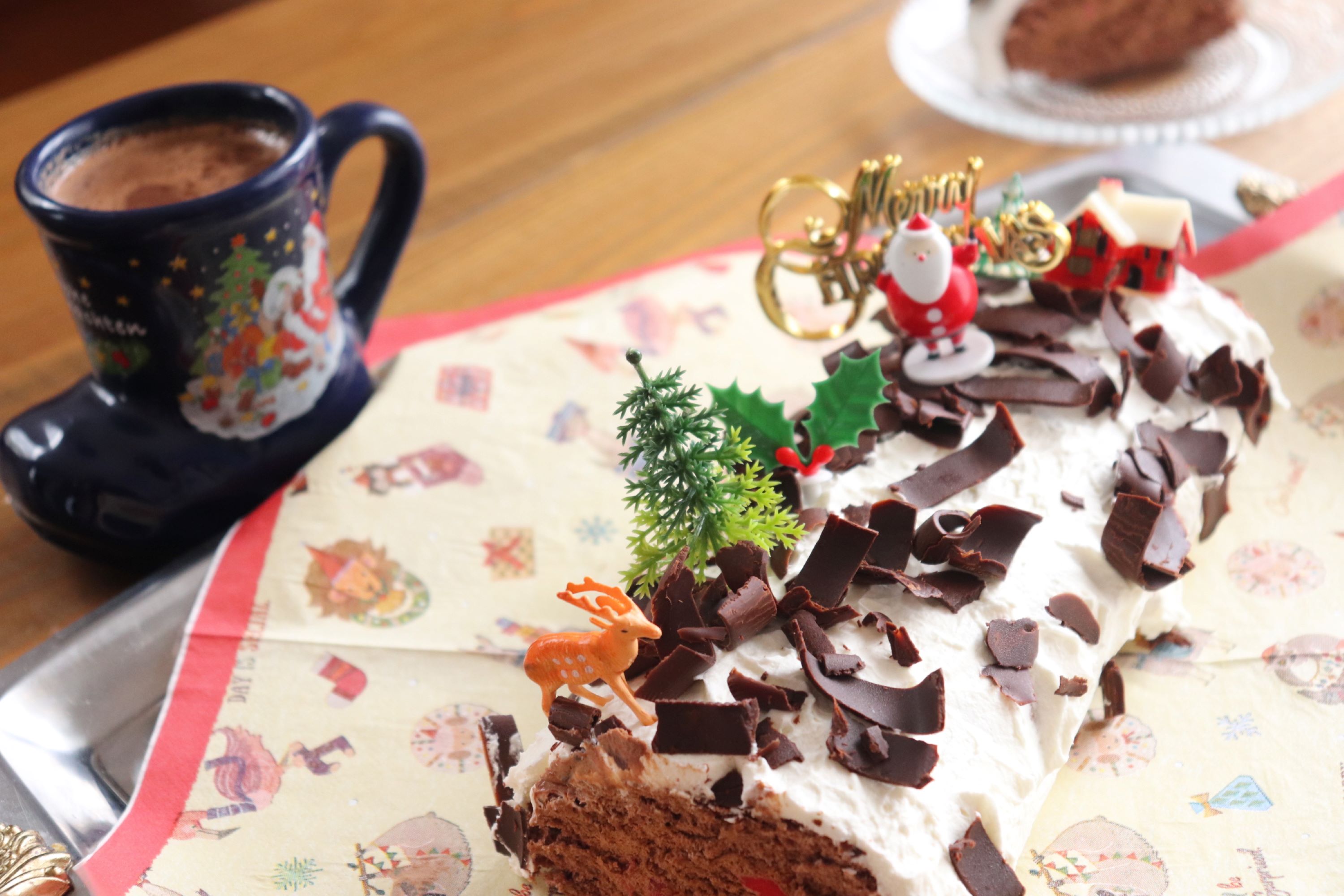 フランス人ガリと作るクリスマスケーキ