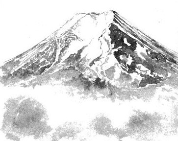 1day　墨で「富士を描く」