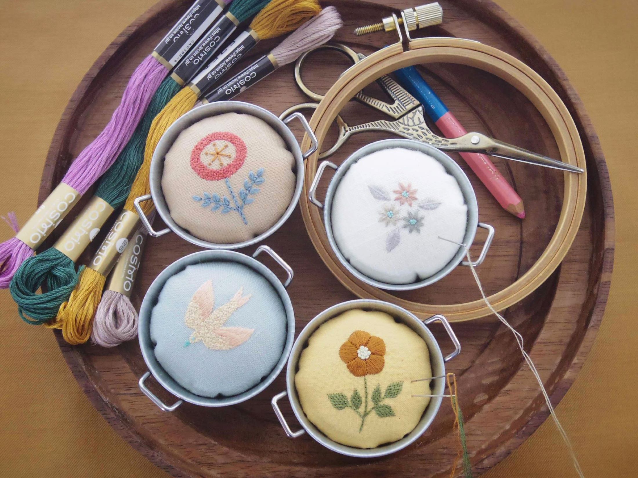 長岡教室【me-gaco】ちくちく刺繍じかん ～刺繍を楽しもうの会～