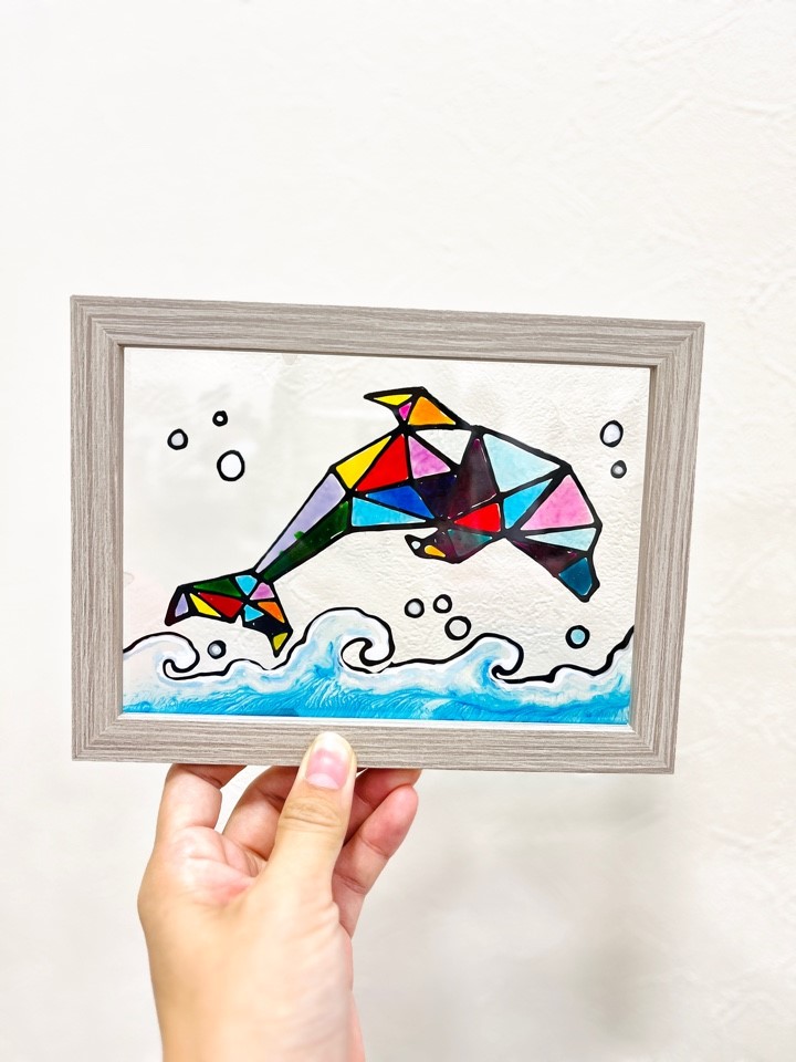 長岡教室【me-gaco】～環境に優しい透明絵の具でぬり絵体験！～ ディンプルアート