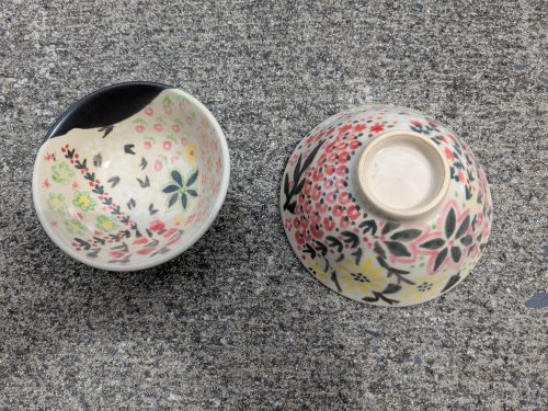 ＜特別講座＞陶芸体験 (手びねりでサラダボウルづくり）　B：陶芸&絵付 (2回）