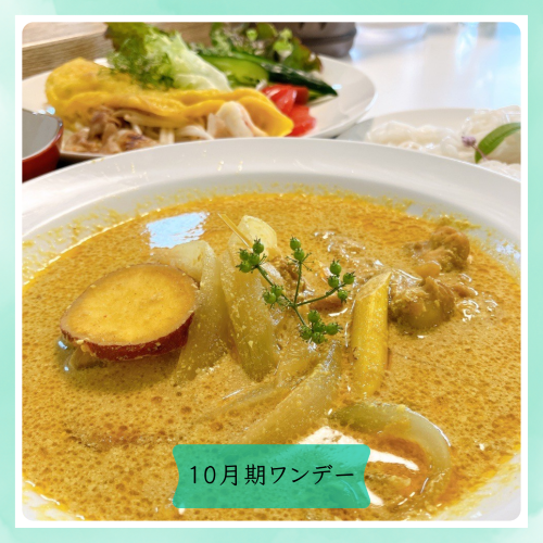 【me-gaco】初めてのスパイスカレーとスパイス料理（10月期）～鶏肉とさつま芋のベトナムカレー、バインセオ～