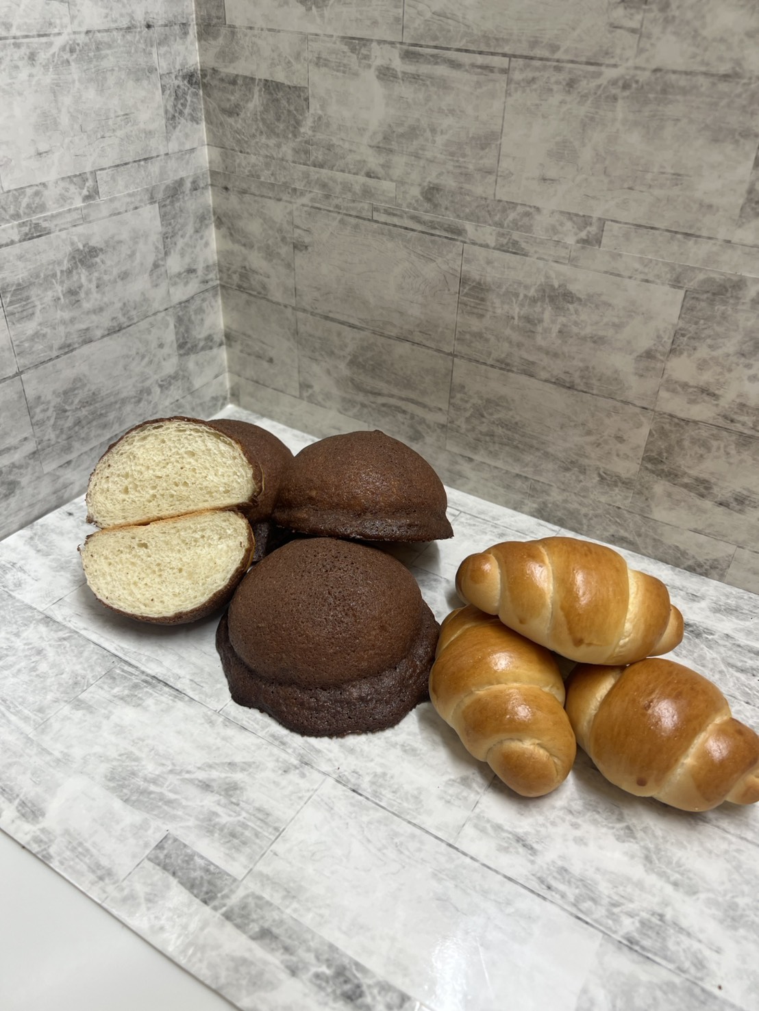 長岡教室【me-gaco】ココアスイートブール＆ミニバターロール