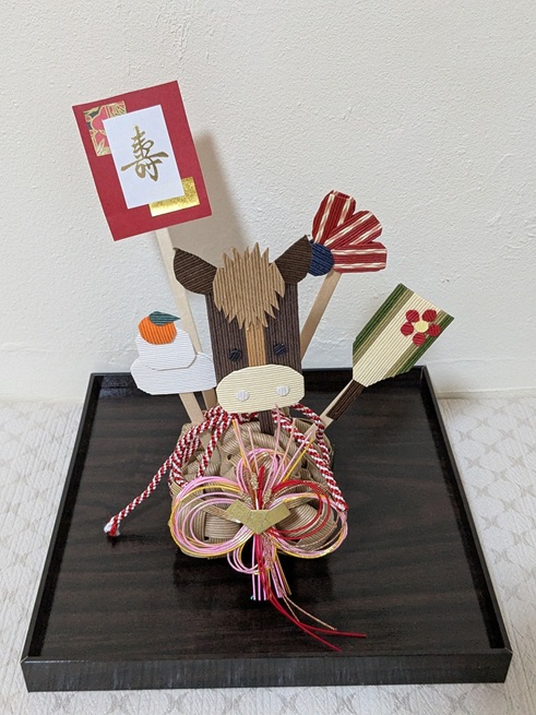 長岡教室【ワンデー講座】紙バンドで作るお正月飾り