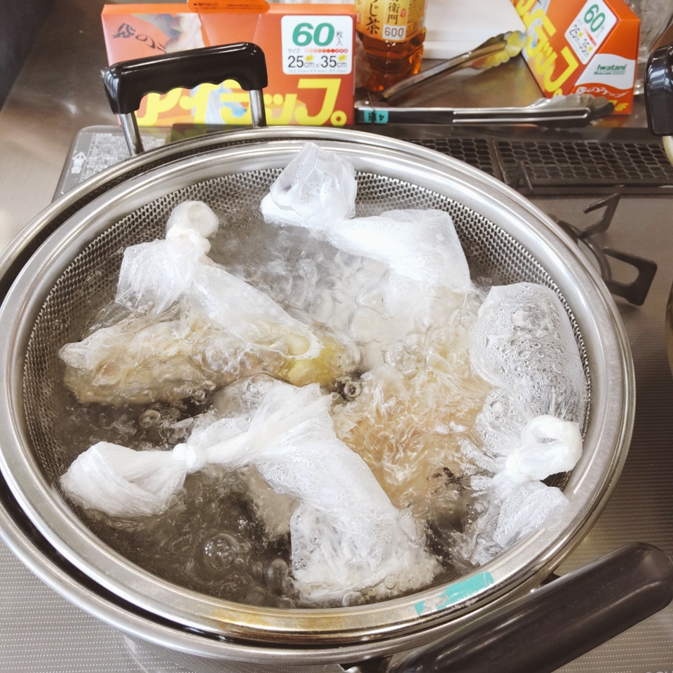 非常時！カセットコンロでパッククッキング