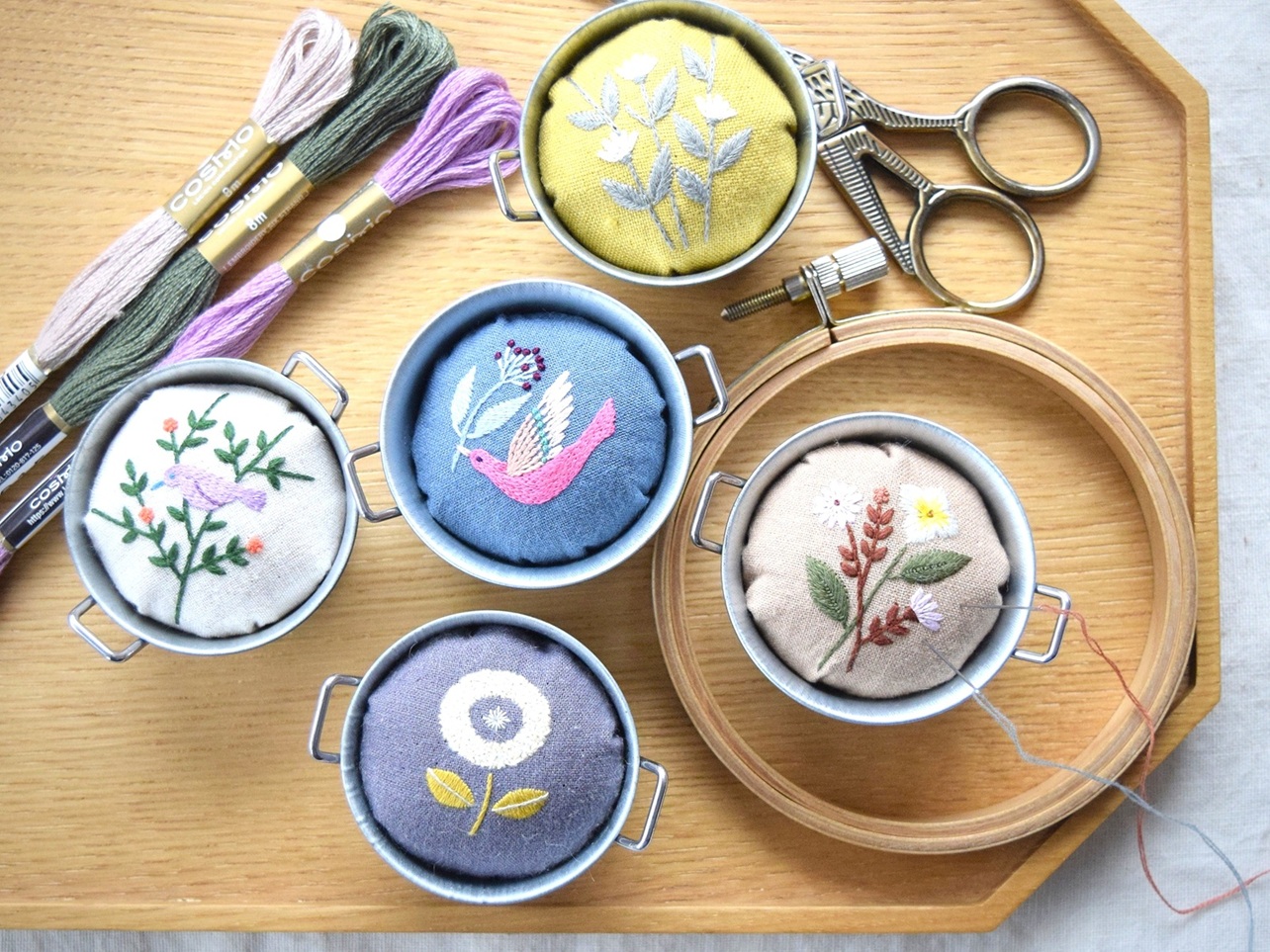 長岡教室【me-gaco】ちくちく刺繍じかん ～刺繍を楽しもうの会～