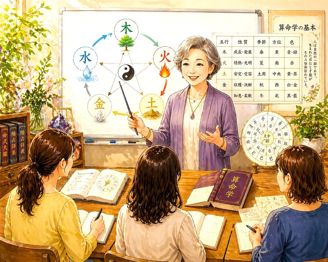 知るほど面白い！ 誕生日占いの世界 （算命学入門前期）【6回完結】