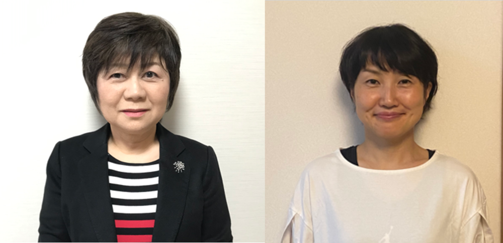 長谷川美代（管理栄養士）、佐藤佳恵（健康運動指導士）