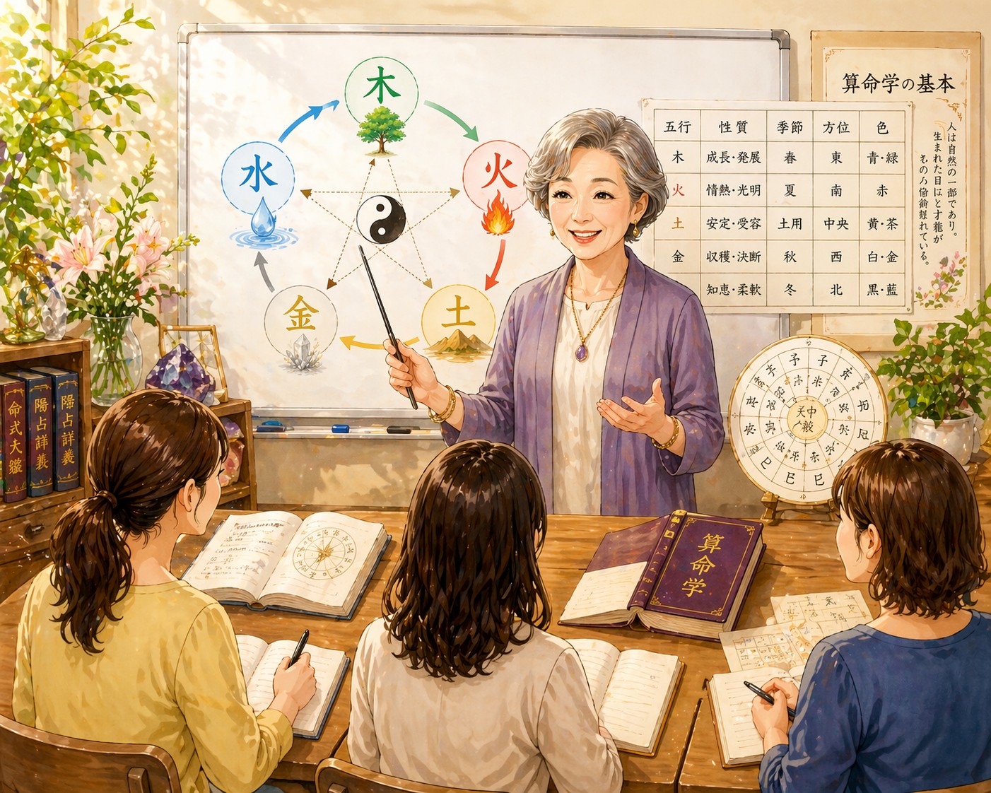 三条教室【ワンデー特別講座】不動ふきの誕生日占い（算命学の魅力）